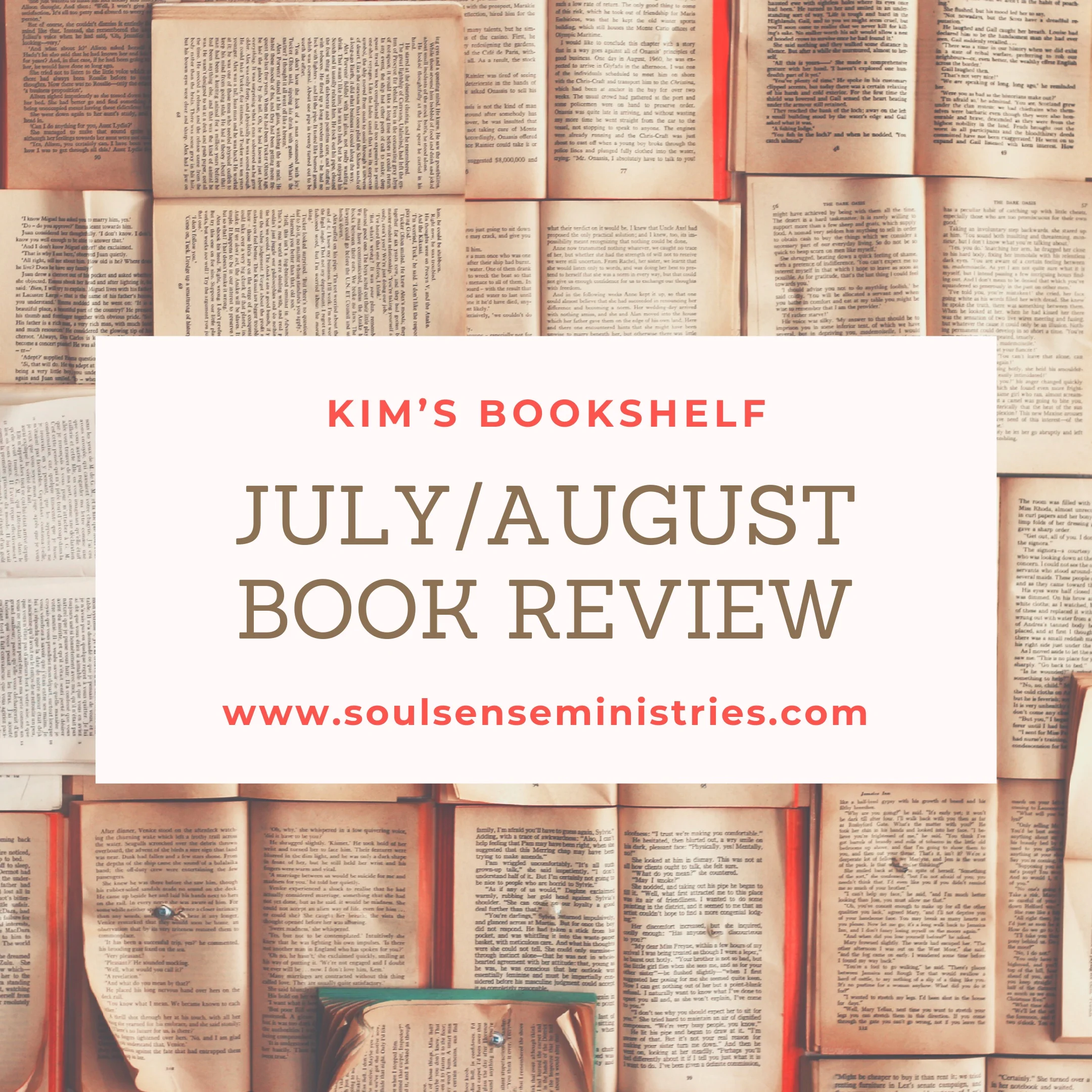 Kim’s Bookshelf: July/August Book Reviews