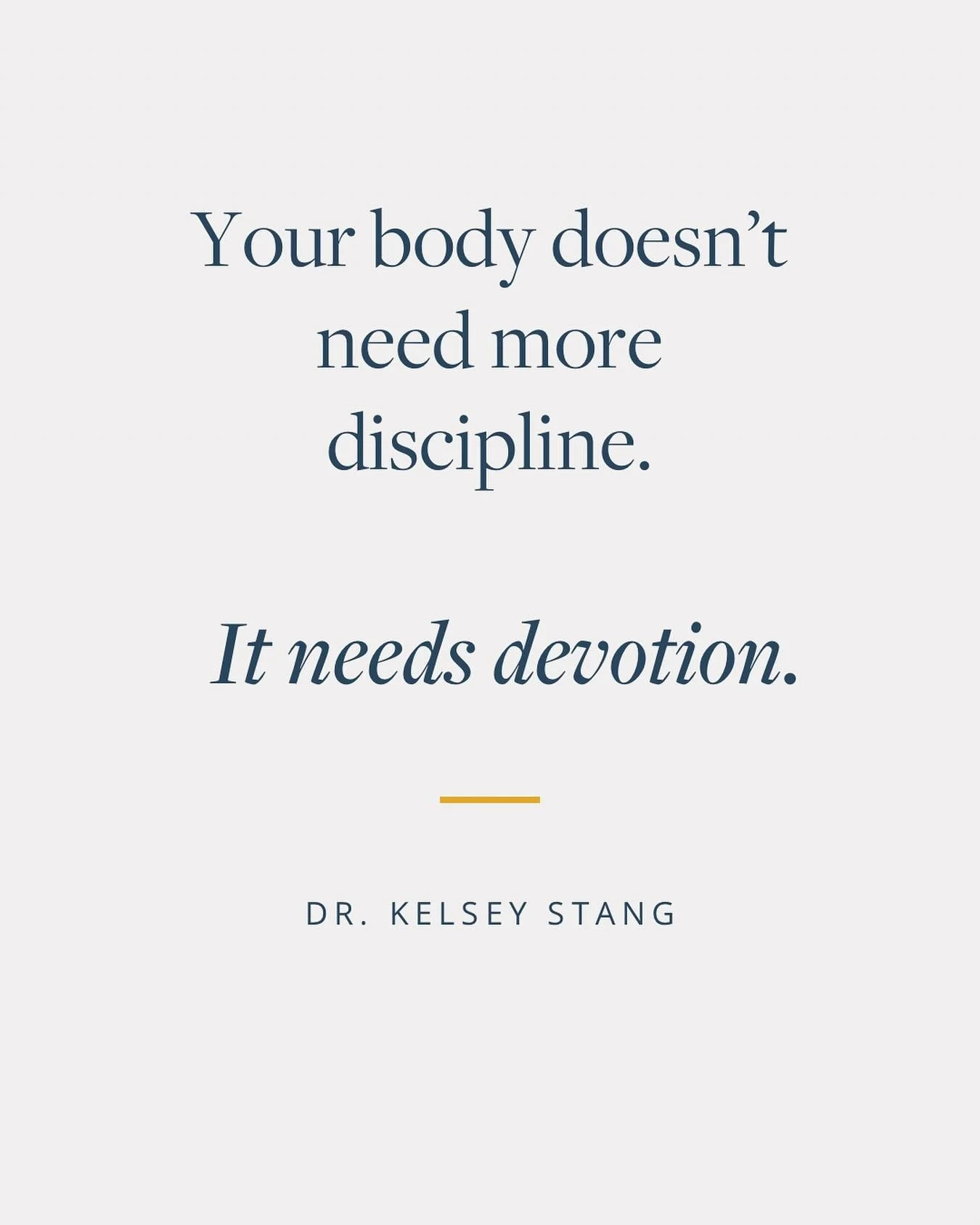 It seems to me the modern &ldquo;wellness&rdquo; culture is really a movement of approaching our bodies like projects. 
To-do lists to add to our schedules. 

~ Our supplement protocols
~ Being sure we can check &ldquo;get morning light&rdquo; off th