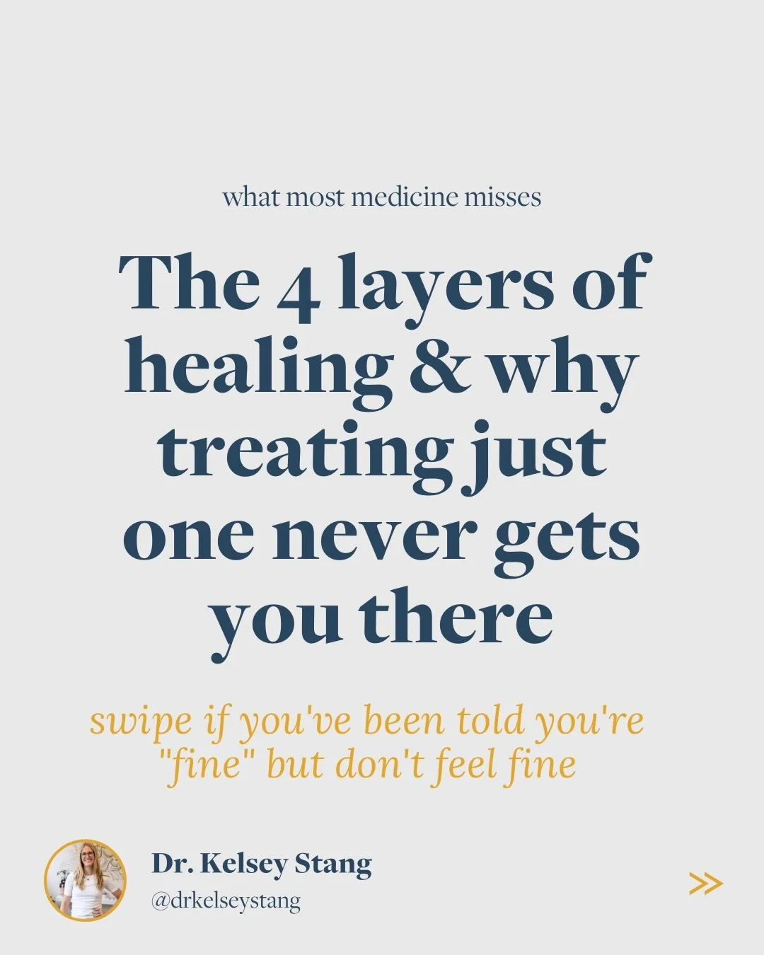 Most medicine is designed to find what&rsquo;s wrong and fix it.

Run the blood work, treat the result &amp; move on.

And for a lot of women, especially the ones who find their way to me, this approach has left them with a folder full of &ldquo;norm