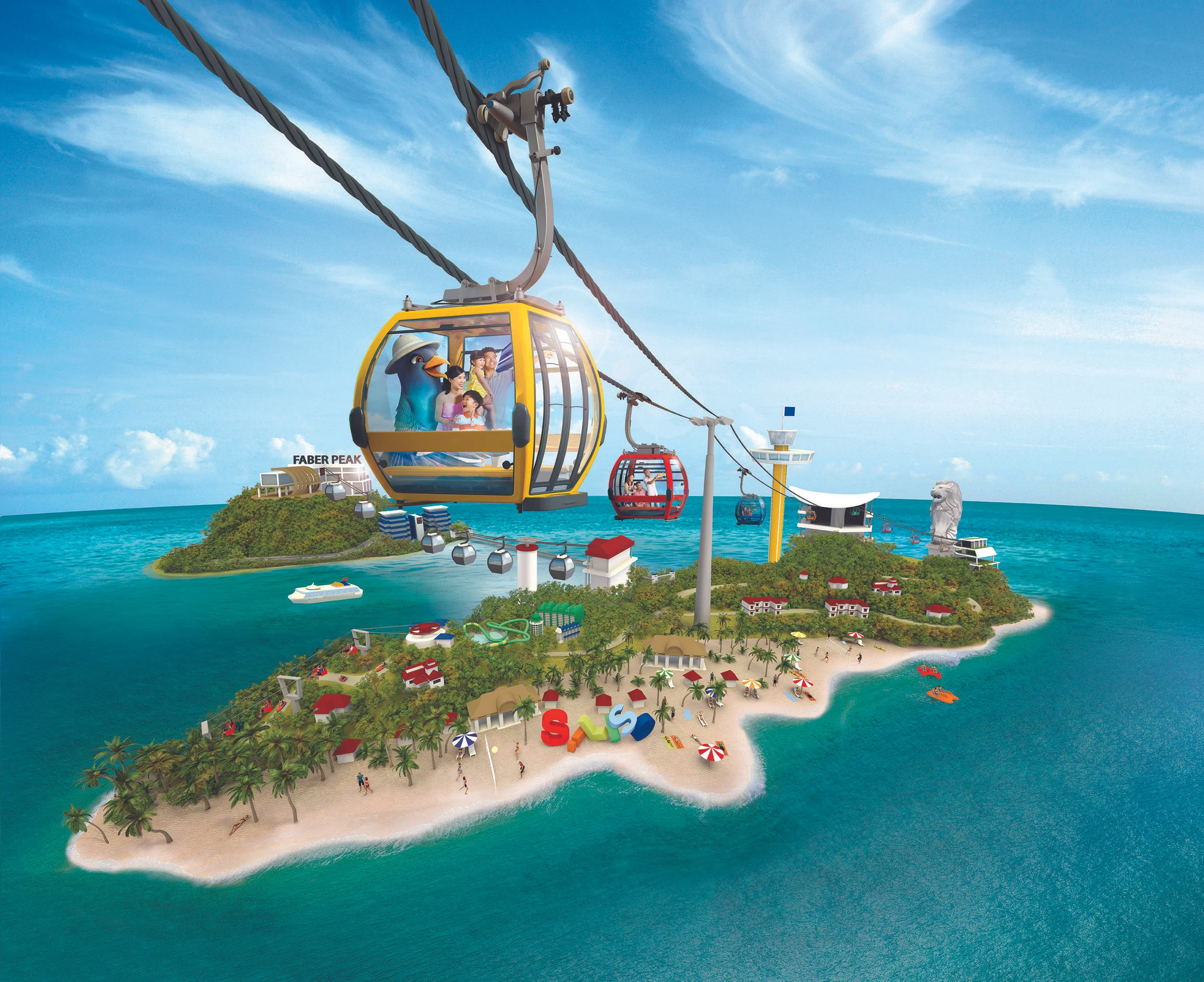 Singapore Cable Car Sky Network