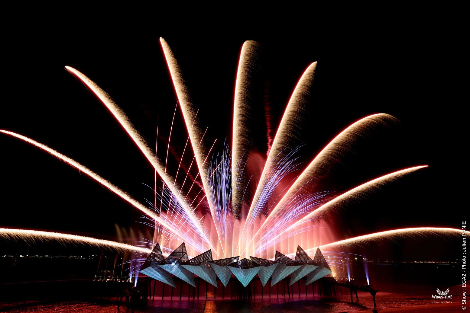 End the show on a high with a spectacular display of pyrotechnics and fireworks.