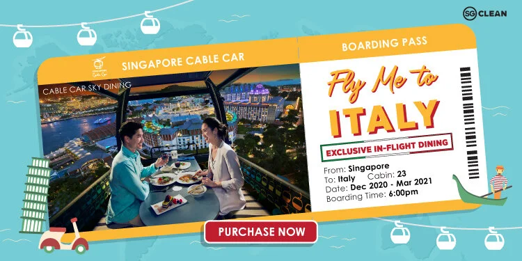 Fly me to Italy Cable Car Sky Dining