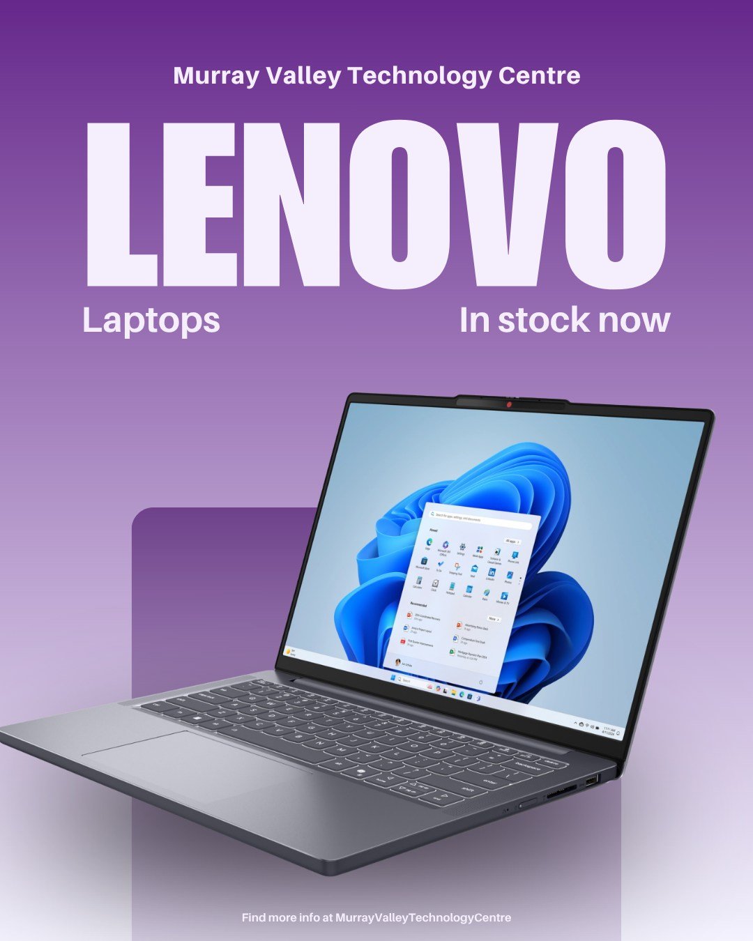 Is your laptop just a tad too old and slow? 👀 

We see you, still waiting for that spinning wheel to load. 🌀 Lenovo laptops are in stock now - fast, affordable, and (unfortunately) not sticking around forever.

How old is your current laptop? 👴💻 