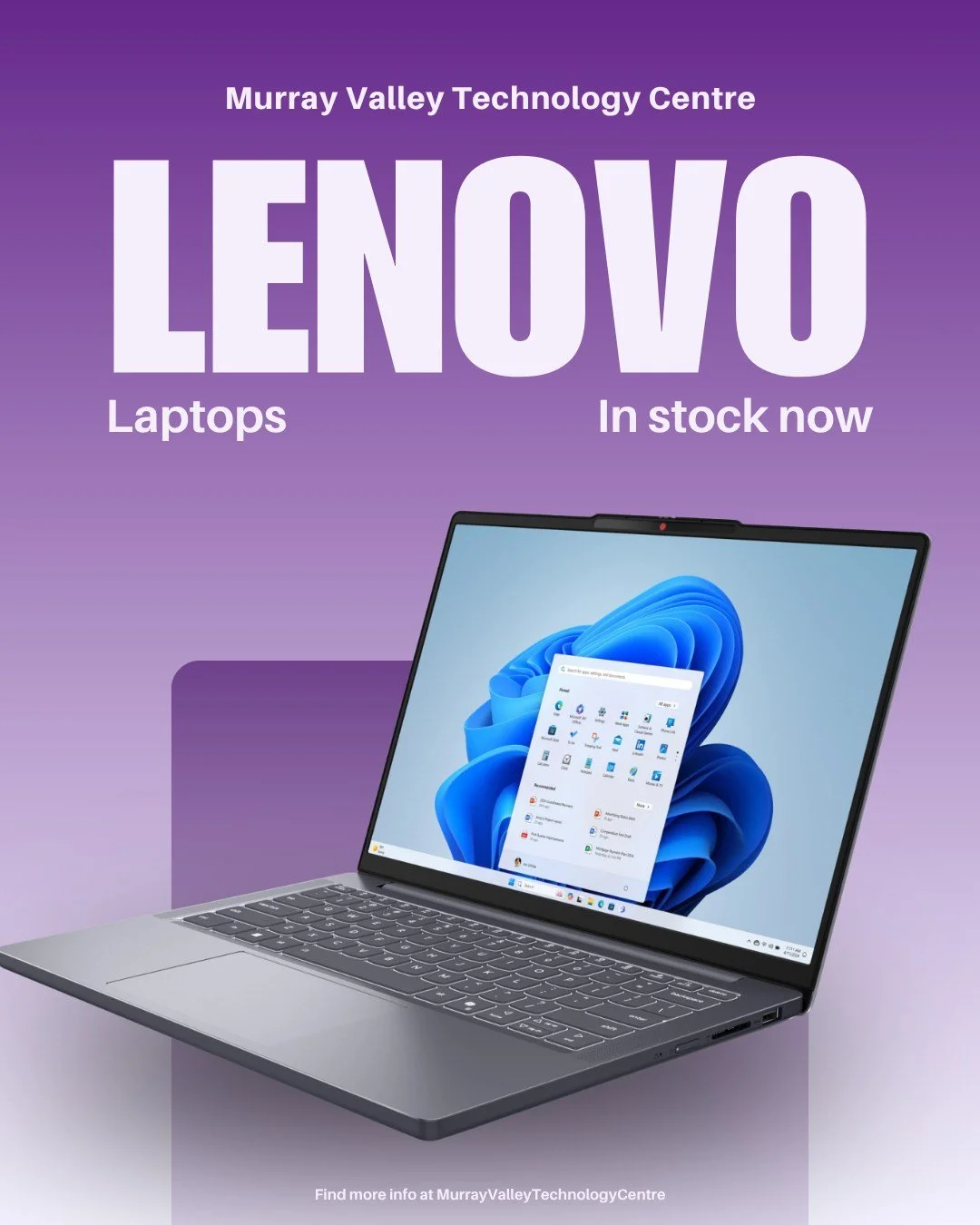 Is your laptop just a tad too old and slow? 👀 

We see you, still waiting for that spinning wheel to load. 🌀 Lenovo laptops are in stock now - fast, affordable, and (unfortunately) not sticking around forever.

How old is your current laptop? 👴💻 