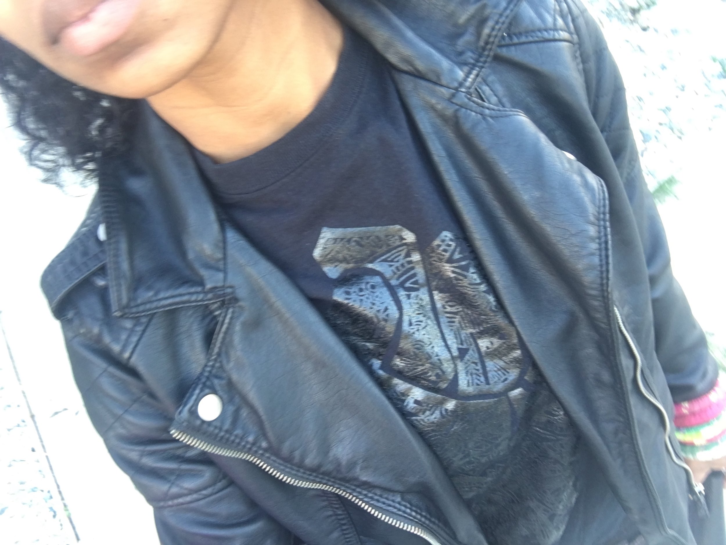 Power Fist Doodle Tee (Black Ink)