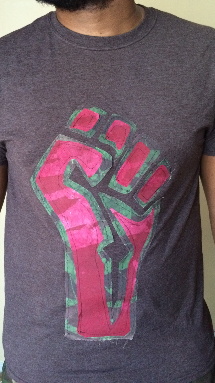 Custom Batik Double Power Fist 