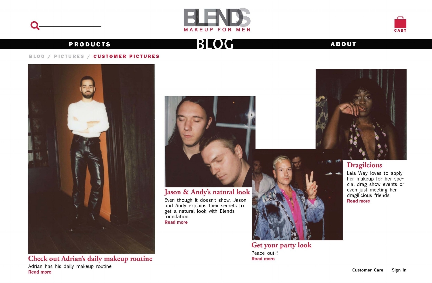 Website Blog Page
