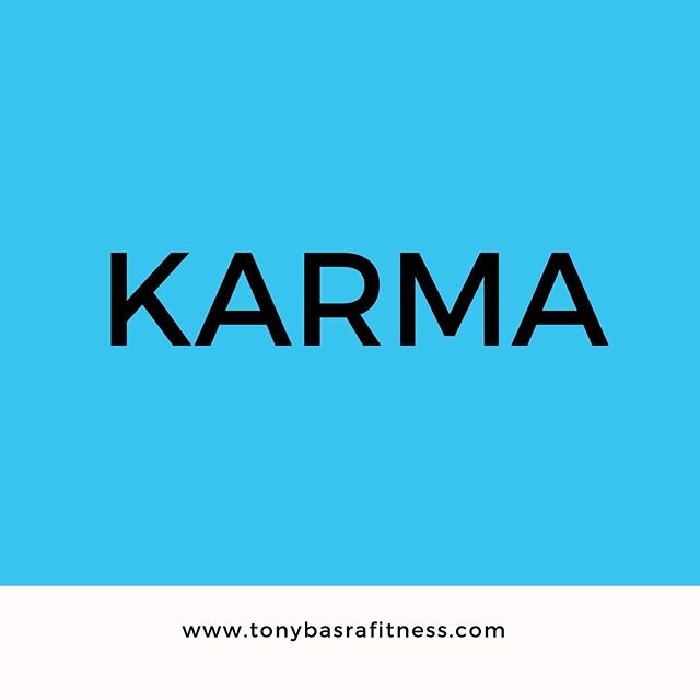 Karma it's a thing in my book. 💙💙💙 -

Perhaps it&rsquo;s just my spiritual side coming to pass. But Karma for me is a principle I try to live my life by. 🧘🏽🧘🏽🧘🏽 -

Being non-judgemental, friendly, respectful, supportive, kind, positive and n