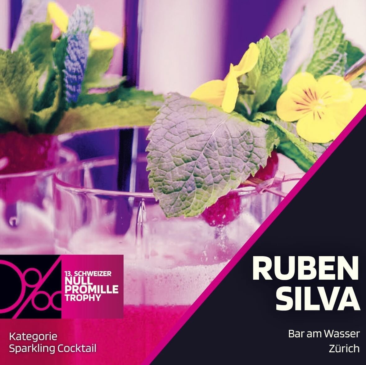 We super happy to anounce that our Ruben Silva has reached the final at the 0-Promille Trophy hosted by @barnews.ch ! 
Come and support Ruben on the 5th of Feb @sohobasel ! 
F
I
N
A
L
#baramwasser #zurich #cocktailbar #bar #bestbar #goingforgold #sup