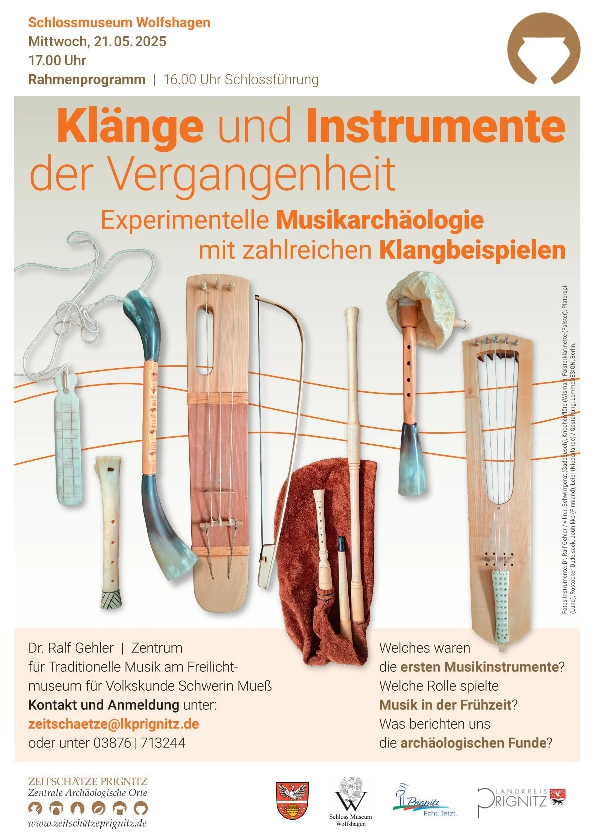 Vortrag und "Konzert": Klänge und Instrumente der Vergangenheit