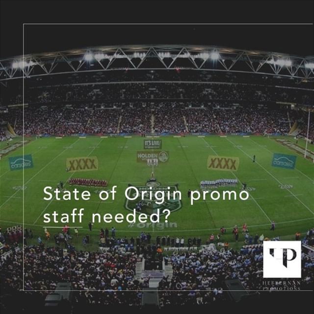 State of Origin kicks off in a few weeks 🏉 Create the perfect experience for your patrons and hire our promo staff for in -venue tray service. #heffernanpromotions #NRL #stateoforigin #sportingevents #promotionalstaff