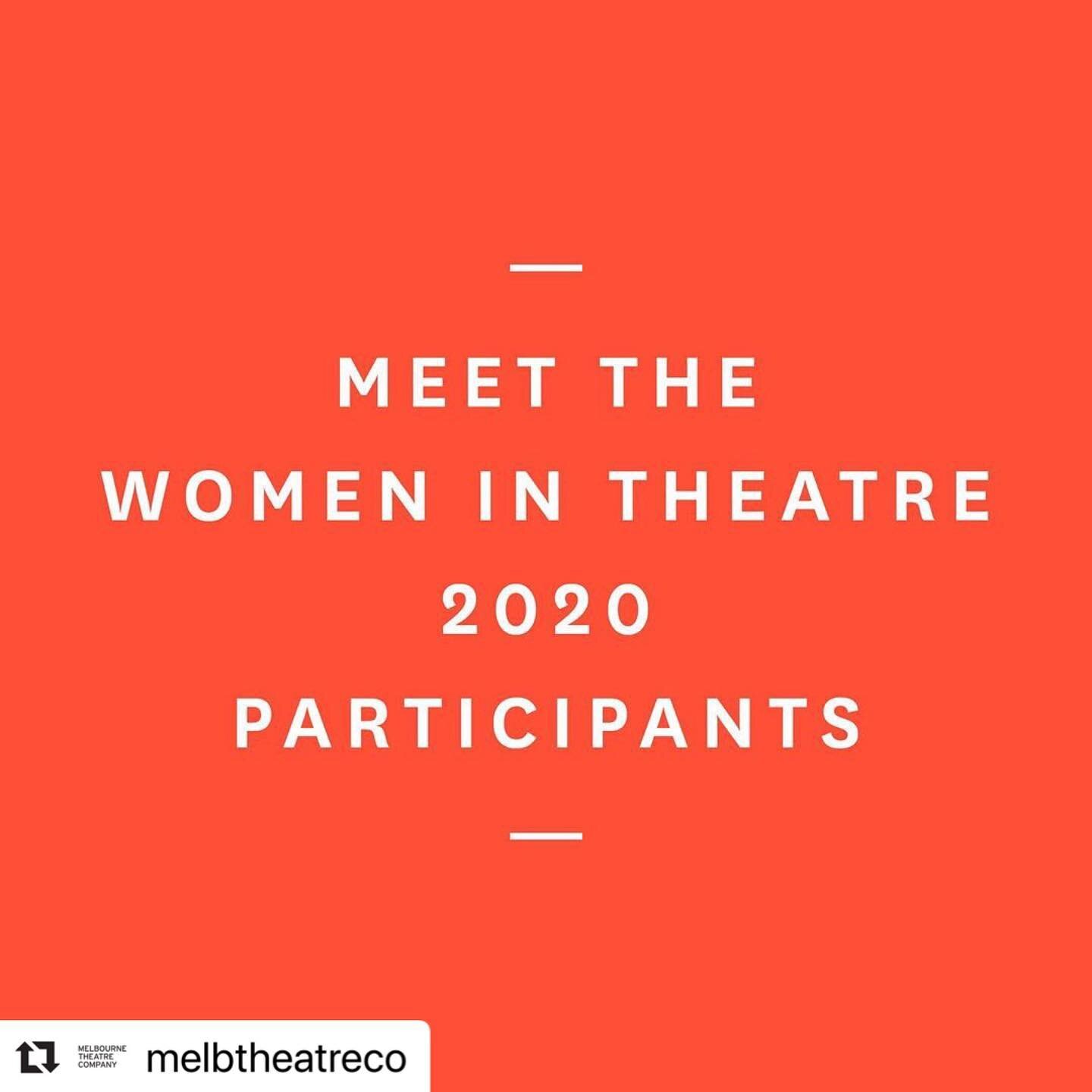 Thrilled to be in great company as part of @melbtheatreco Women in Theatre Program 2020!! 💃🏻 https://www.mtc.com.au/discover-more/backstage/women-in-theatre-2020/

#Repost @melbtheatreco with @make_repost
・・・
We are delighted to welcome 12 new part
