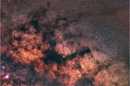 Check out these cool dark nebulae! I bet you have them in your own Milky Way shots. I&rsquo;ve  outlined three in this image (swipe). First is the Dark Horse, or Prancing Pony Nebula. Next is the Pipe Nebula and finally the tiny Snake Nebula. Feel fr