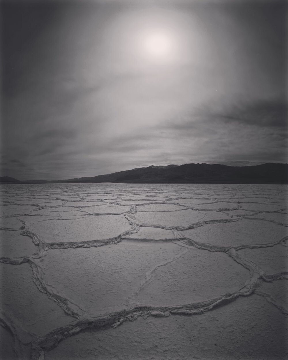 Have you been to Badwater Basin in Death Valley National Park? It&rsquo;s full of these incredible polygonal structures formed from drying salt deposits. Each of the polygons is several feet in size, and the raised ridges separating them are several 