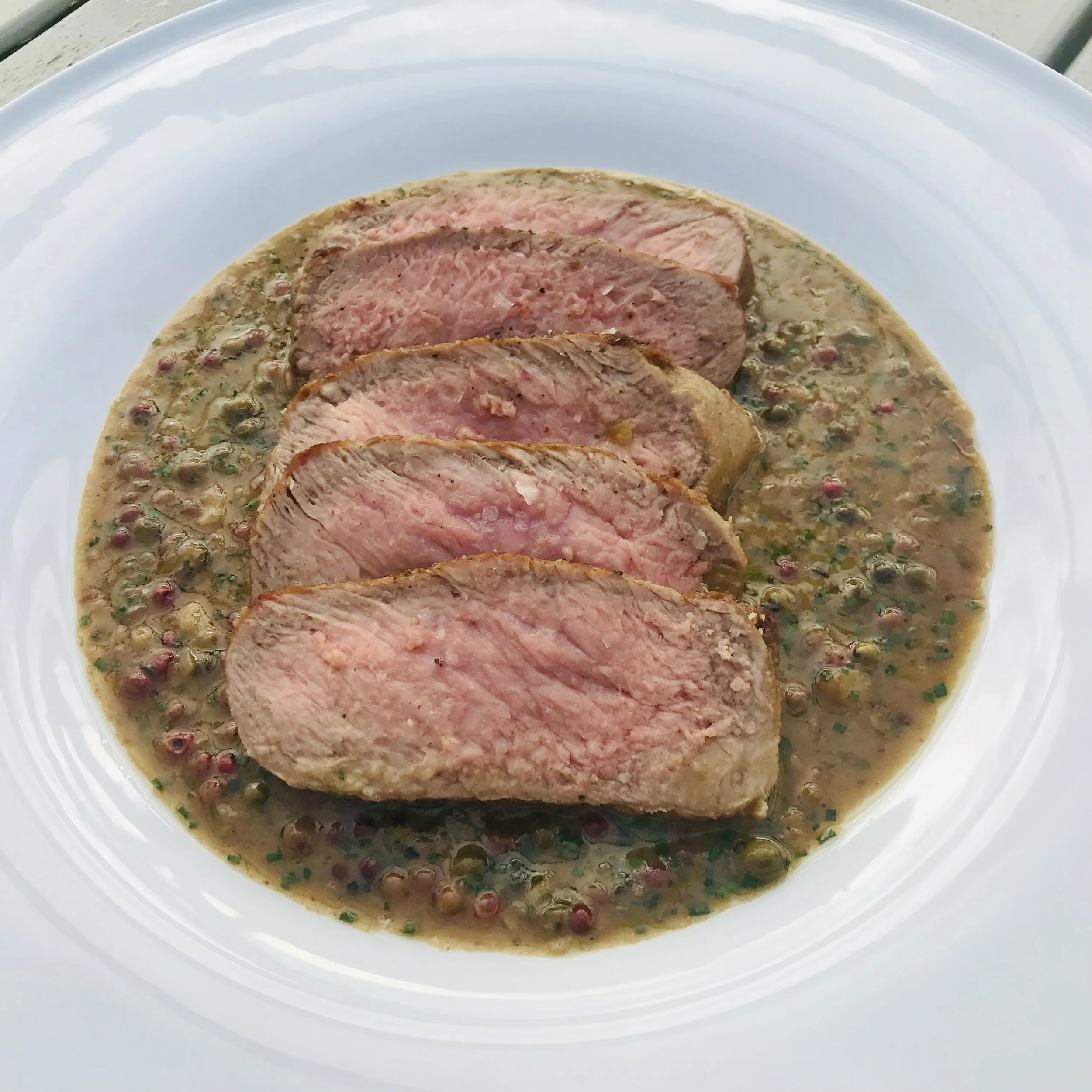 Ytrefilet av Limousin Unik kalv med peppersaus 
