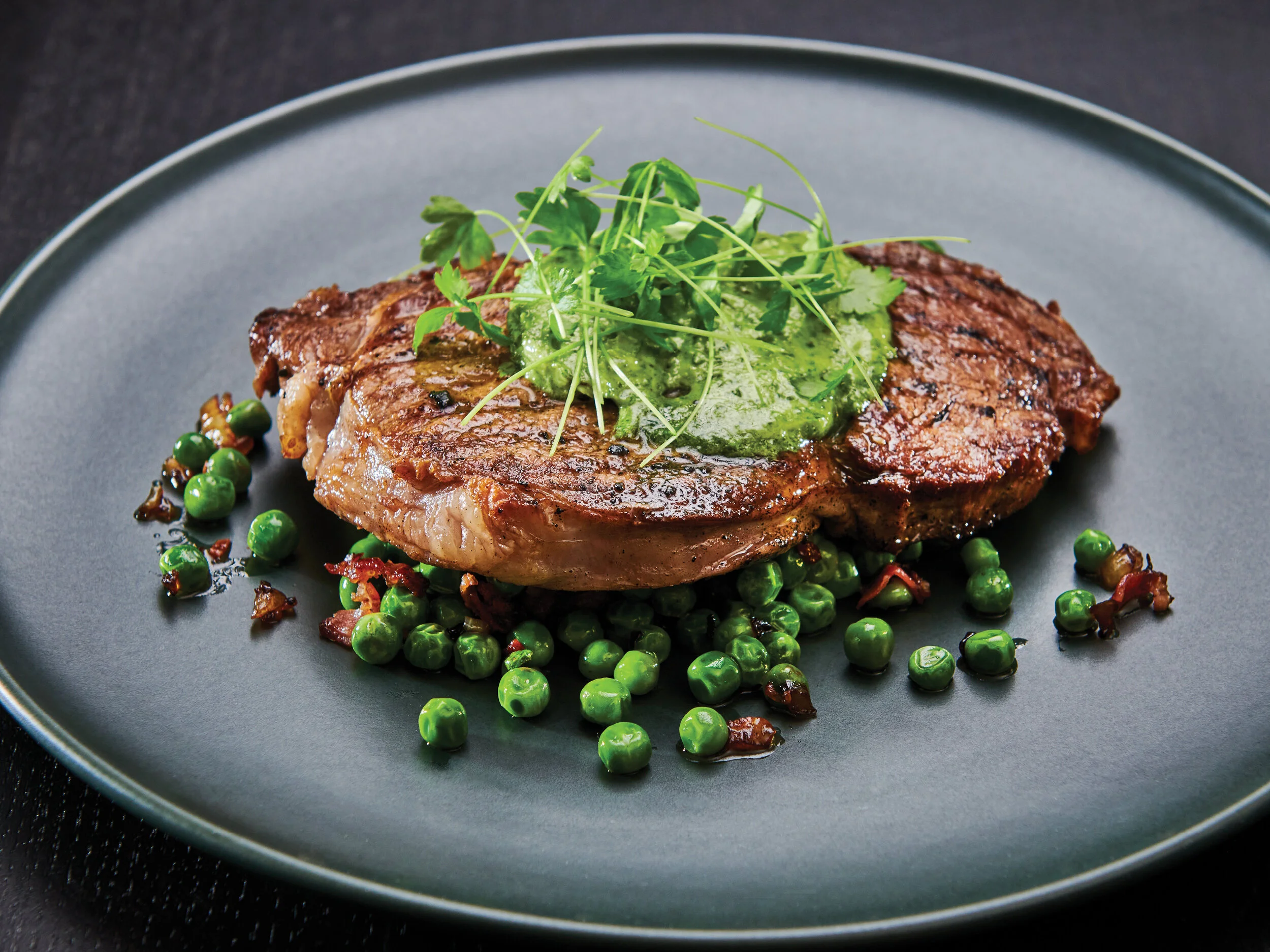 Entrecote med urtesmør