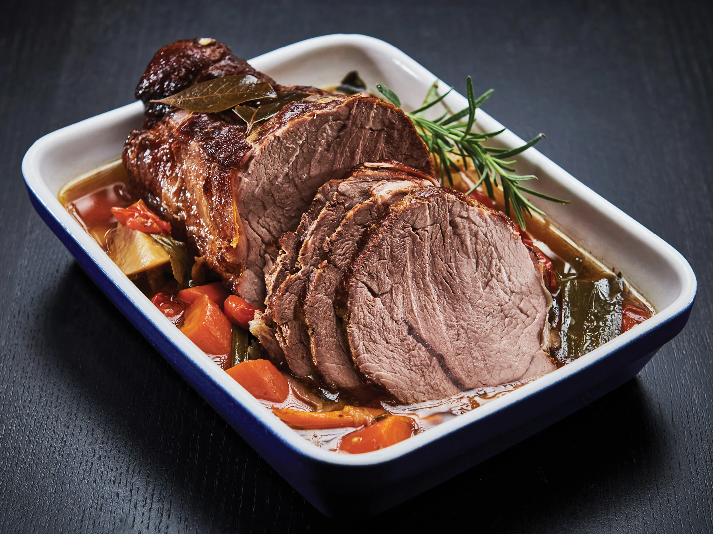 Kalvestek av bog med fløtesaus