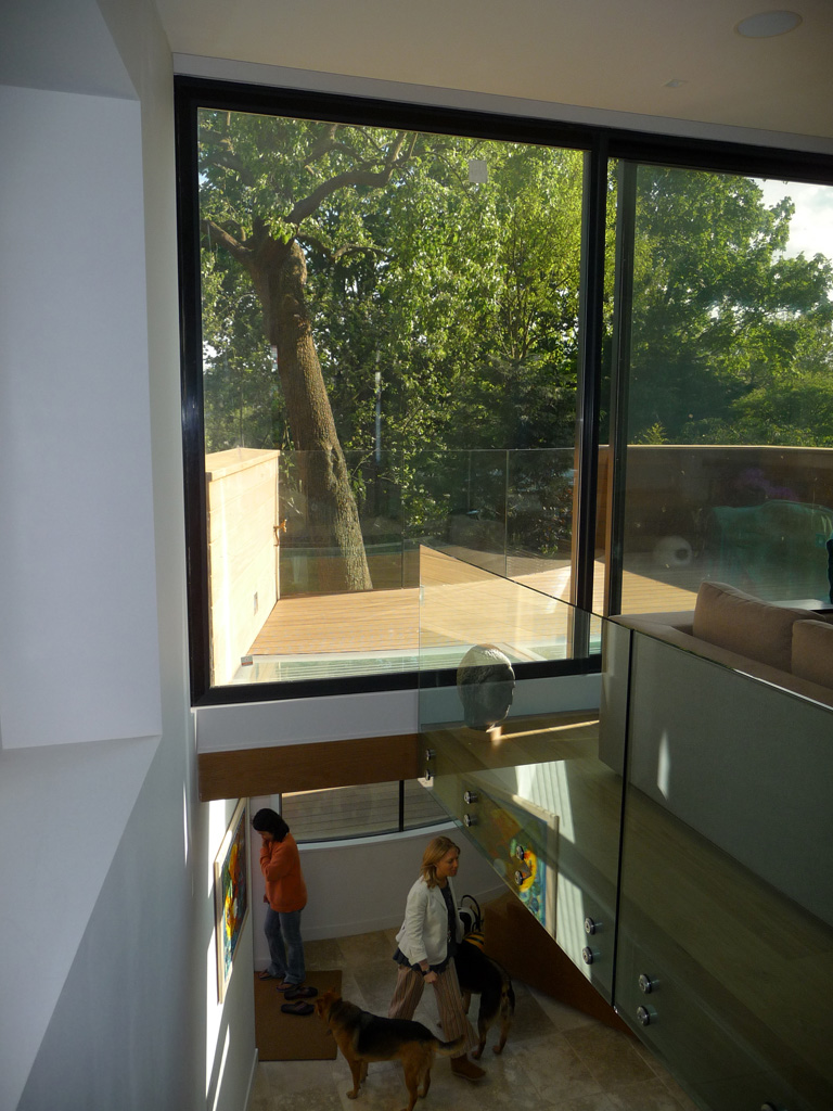 Nassington Road staircase from living room to lower floor.JPG