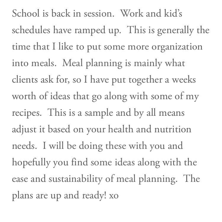 It&rsquo;s what you have all asked for!! A sample meal plan!! And now up and running!! Link in bio! Who is starting on Monday with me?! ✨💪❤️

https://www.gingersproutz.com/meal-plans

#mealplanning #justalittlehelp #healthcoachtips #gingersproutzwel