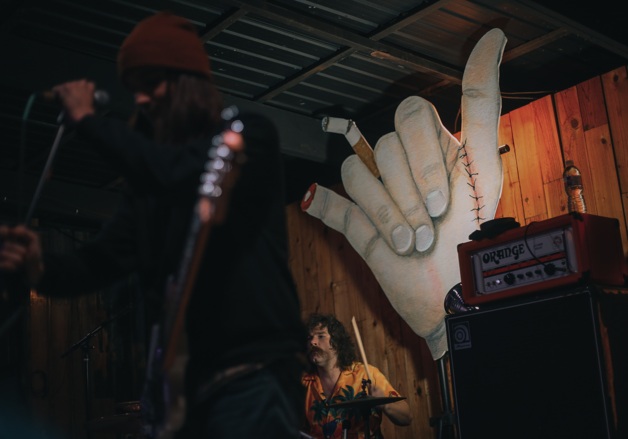 TINY MOVING PARTS PERFORMING AT BARRACUDA IN AUSTIN, TX.