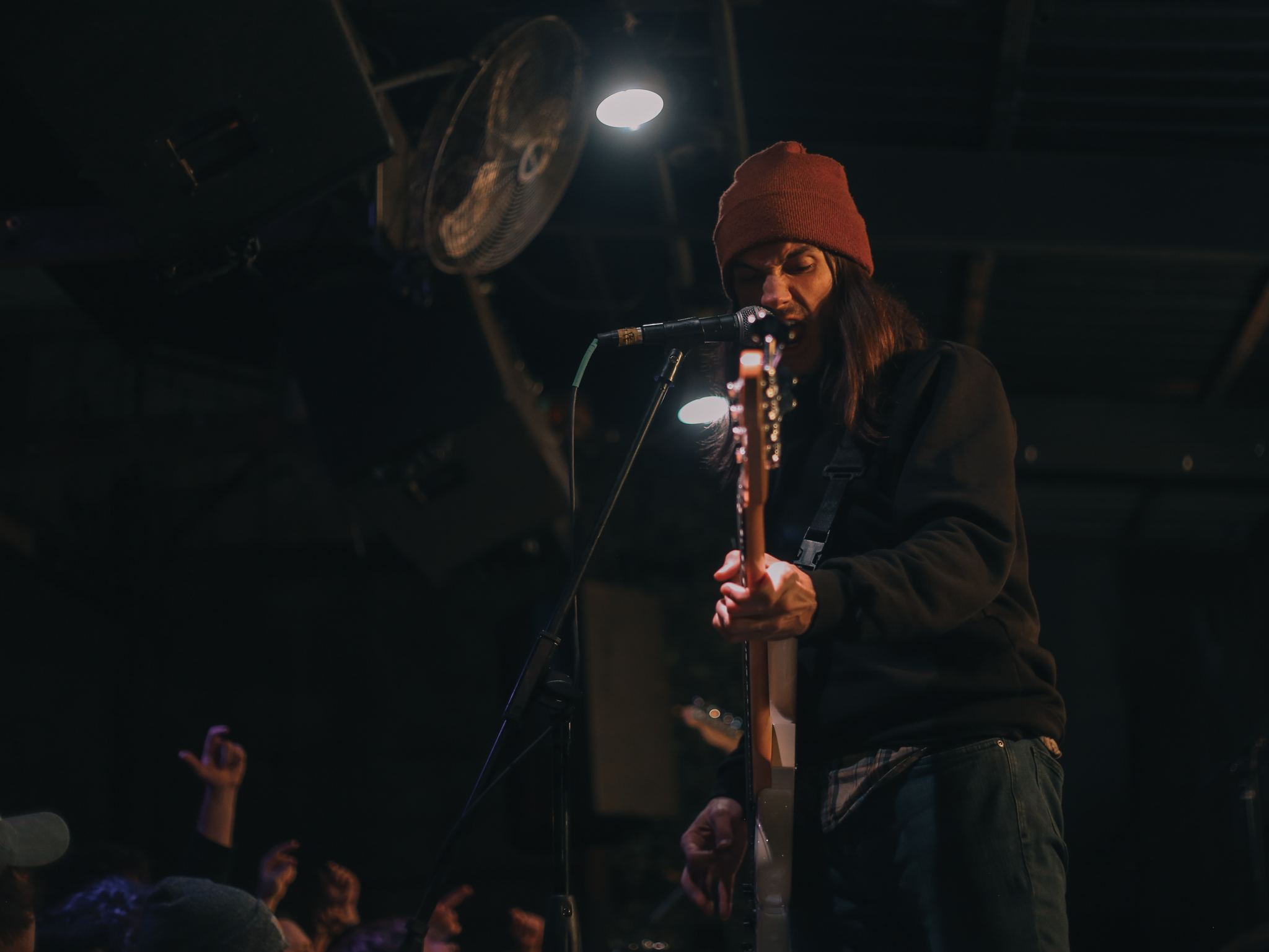 TINY MOVING PARTS PERFORMING AT BARRACUDA IN AUSTIN, TX.