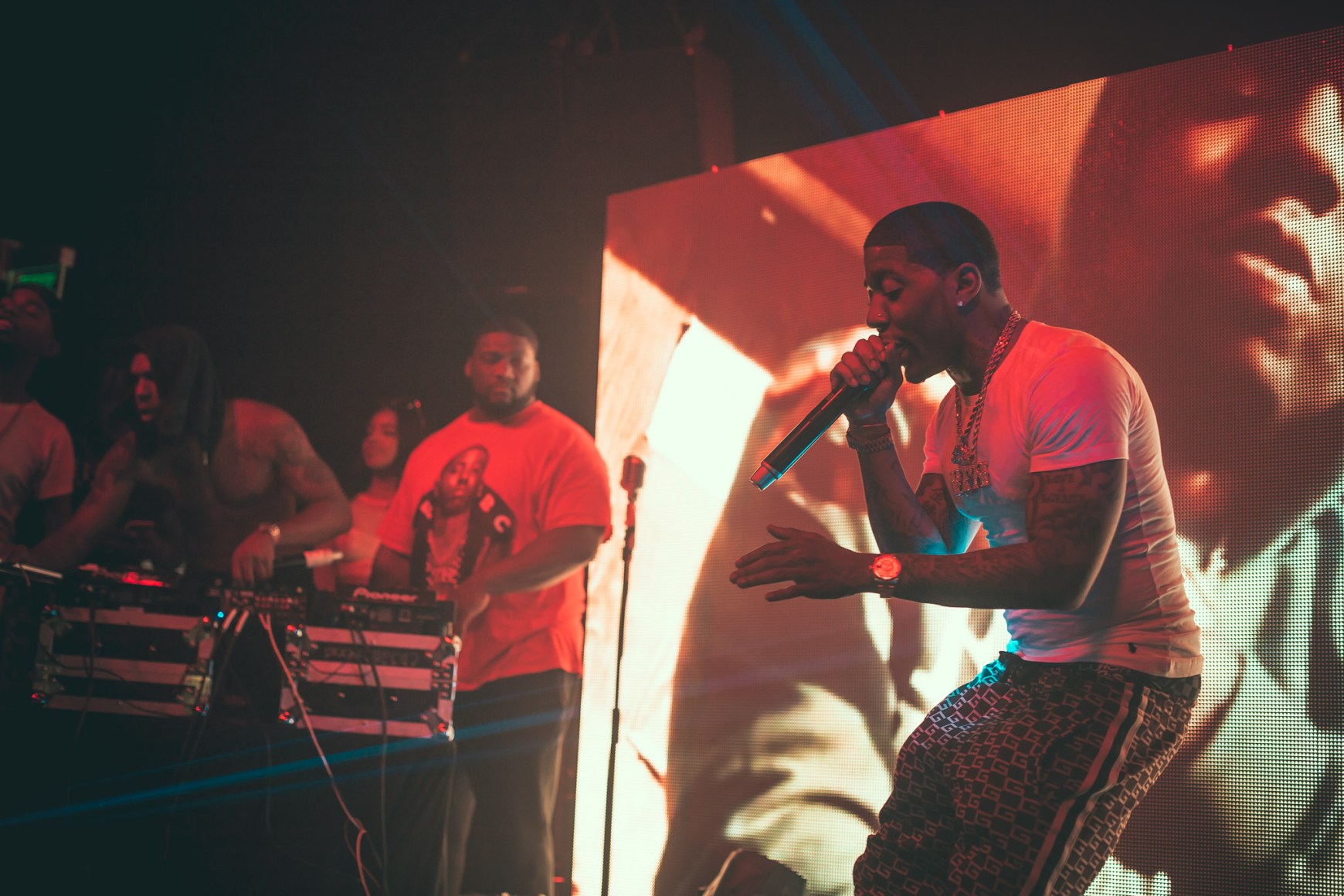 YFN Lucci performing at Coda in Philadelphia, PA.