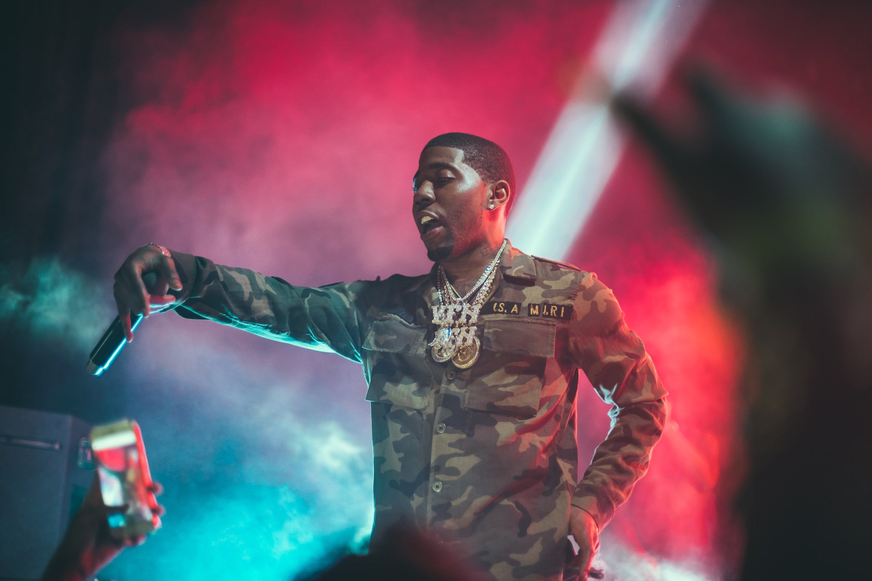 YFN Lucci performing at Coda in Philadelphia, PA.