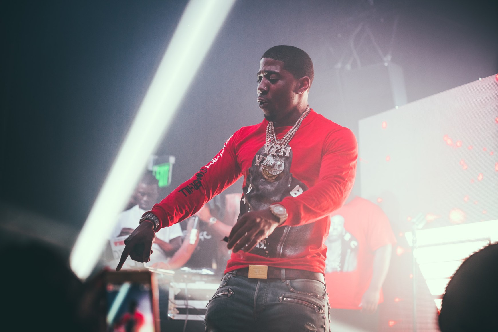 YFN Lucci performing at Coda in Philadelphia, PA.