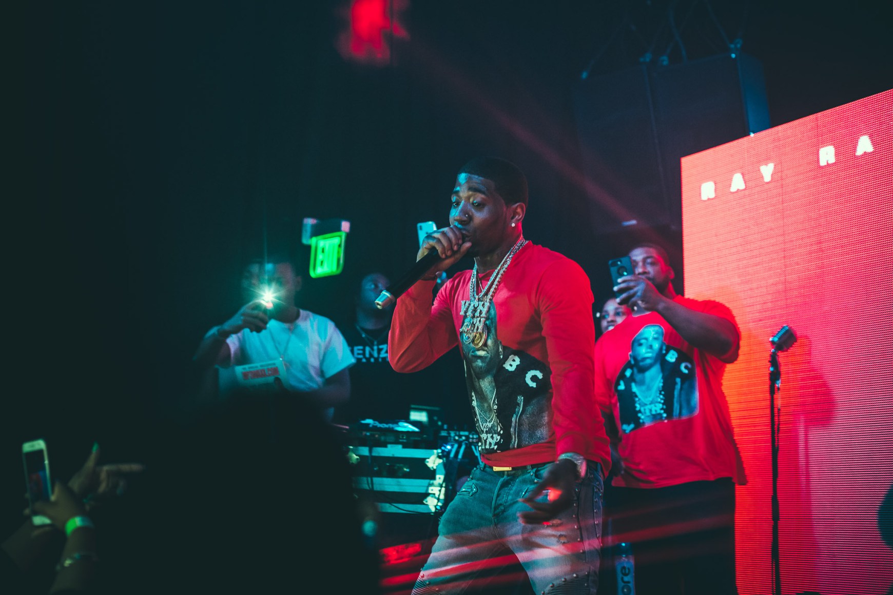 YFN Lucci performing at Coda in Philadelphia, PA.