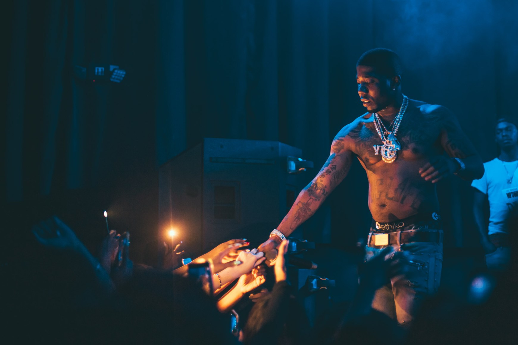 YFN Lucci performing at Coda in Philadelphia, PA.