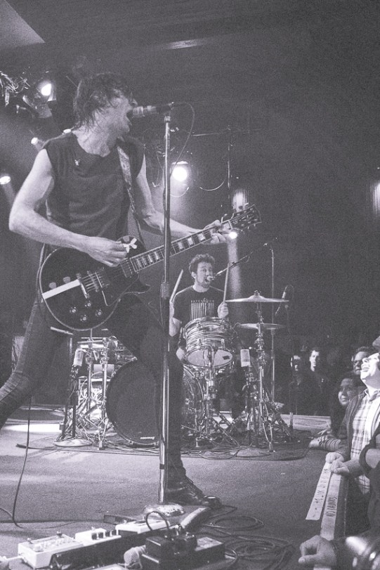 Japandroids performing at The Independent in San Francisco, CA.
