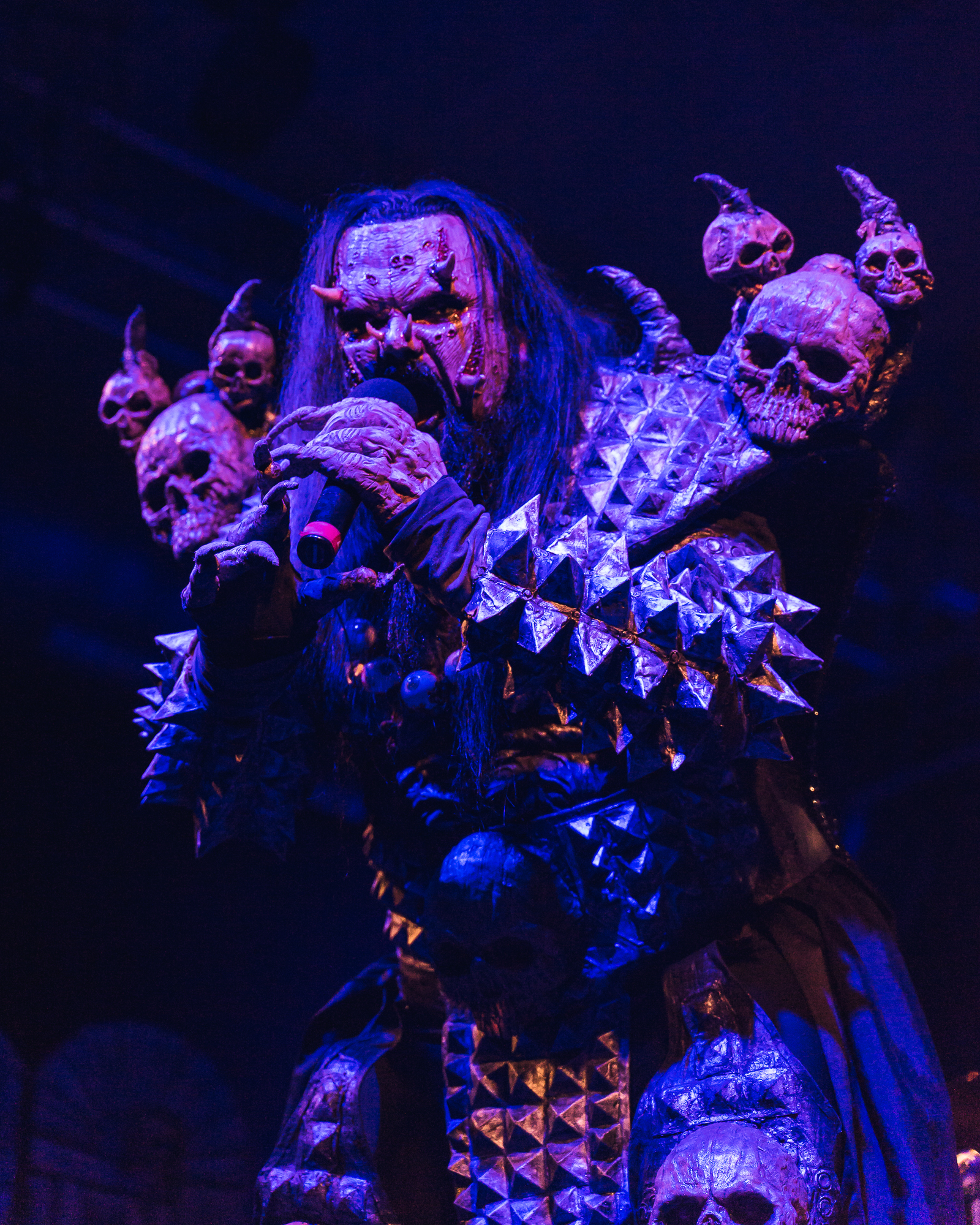 Lordi performing at Sala Santana 27 in Bilbao, Spain.