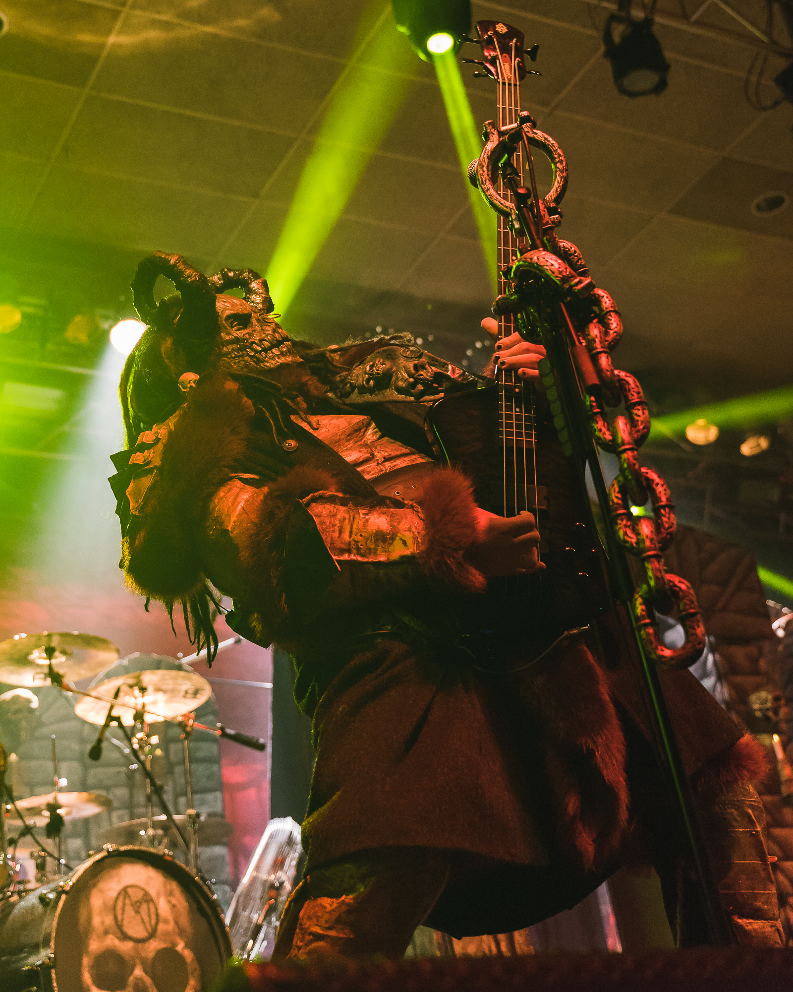 Lordi performing at Sala Santana 27 in Bilbao, Spain.