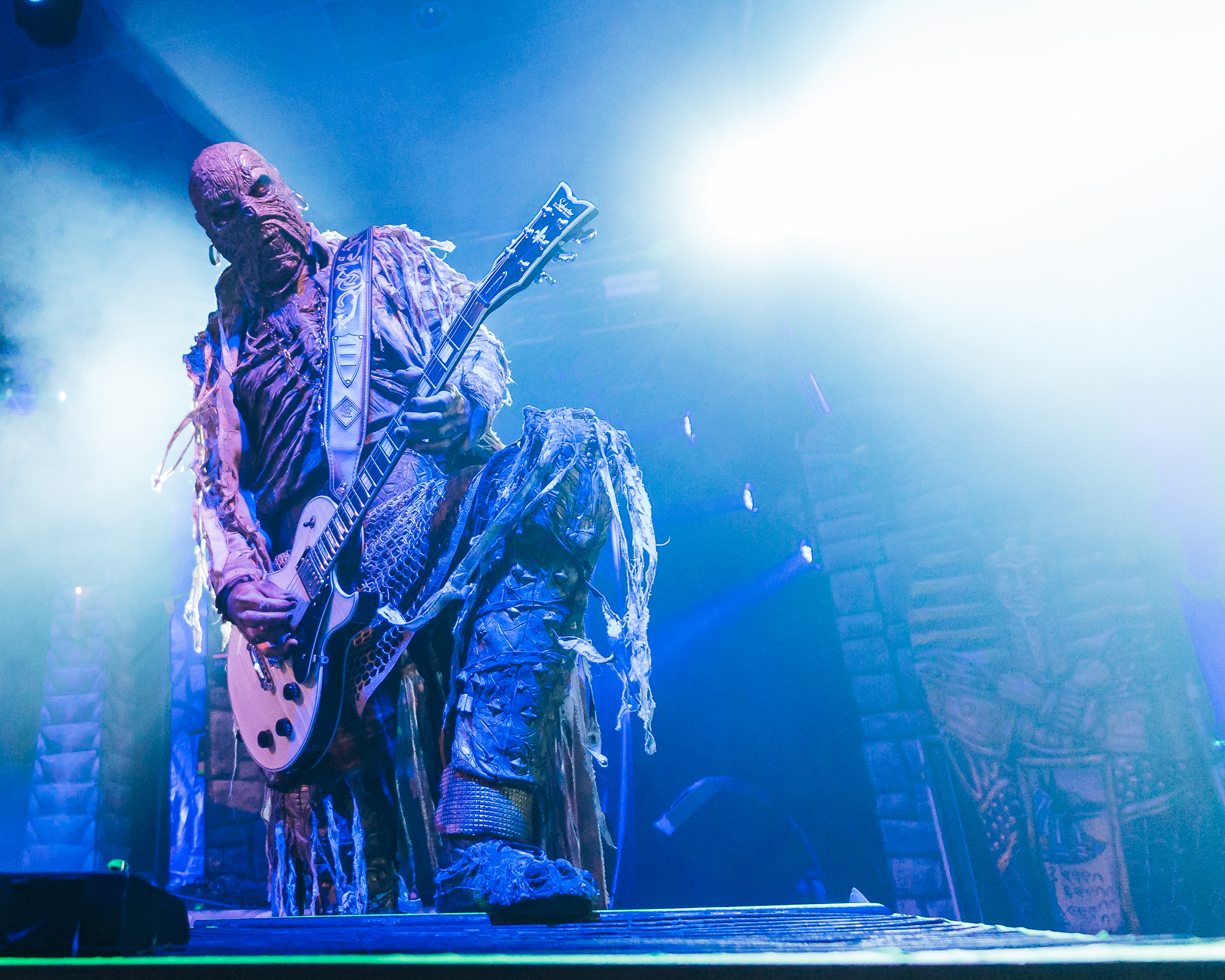 Lordi performing at Sala Santana 27 in Bilbao, Spain.