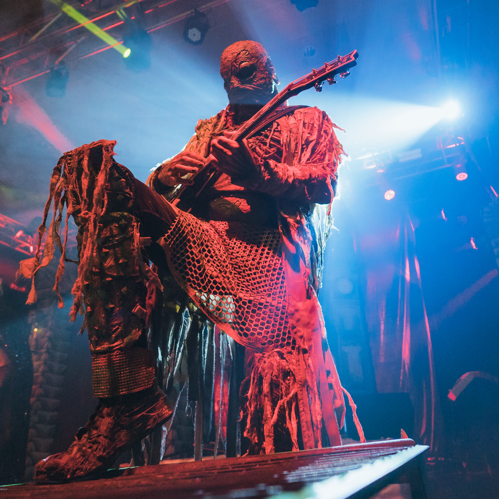 Lordi performing at Sala Santana 27 in Bilbao, Spain.