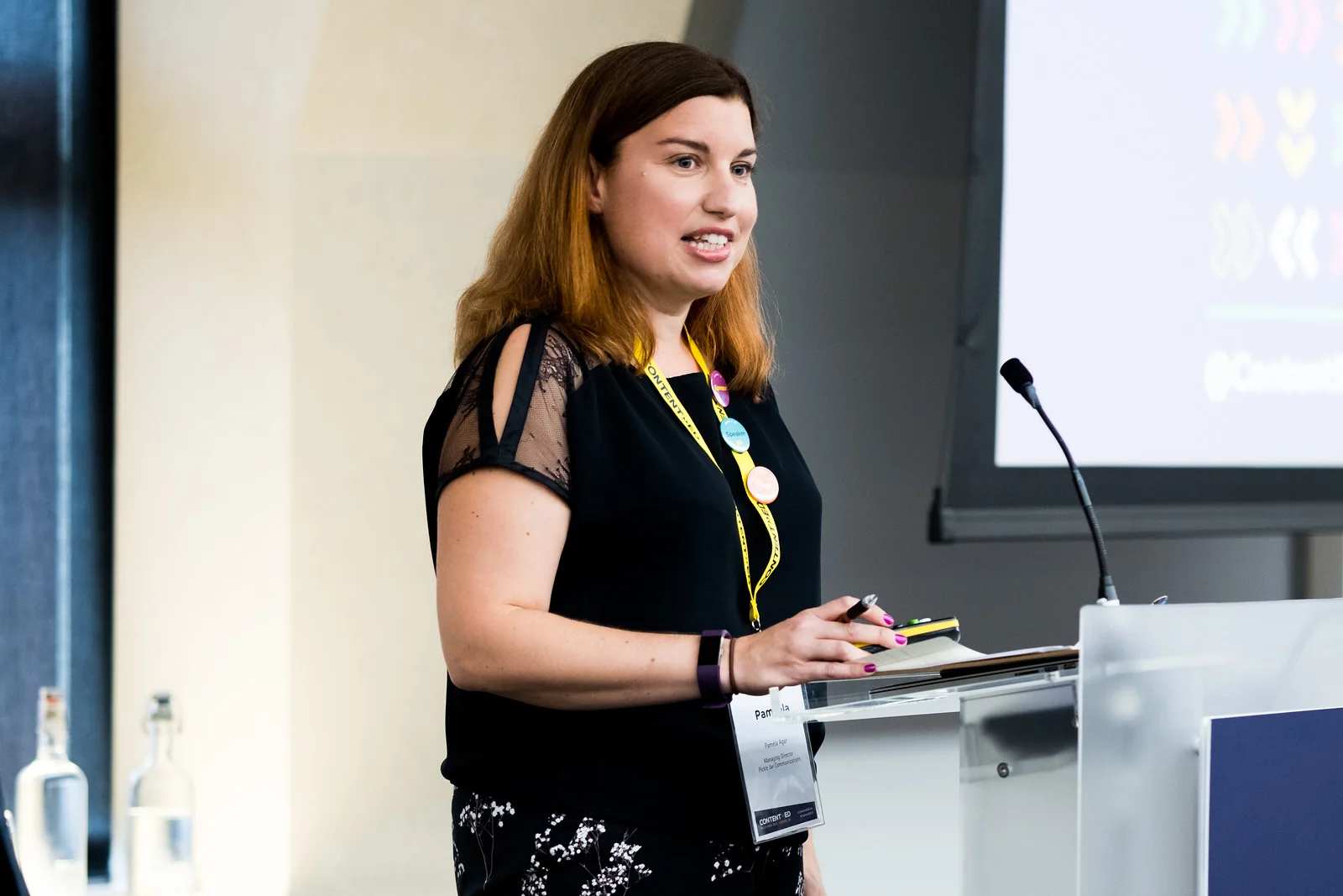 Presenting at ContentEd 2017 (photograph: Tynesight Photographic Services)