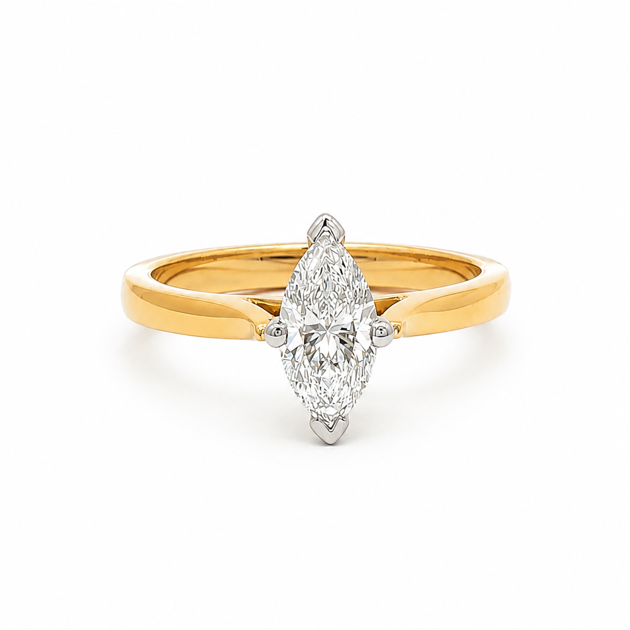 Marquise Cut Diamond Solitaire