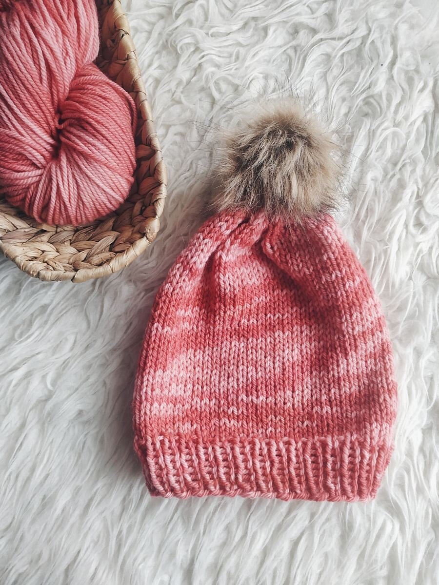 Quick and Easy Knit Hat Pattern in 6 Sizes — Little Things Blogged