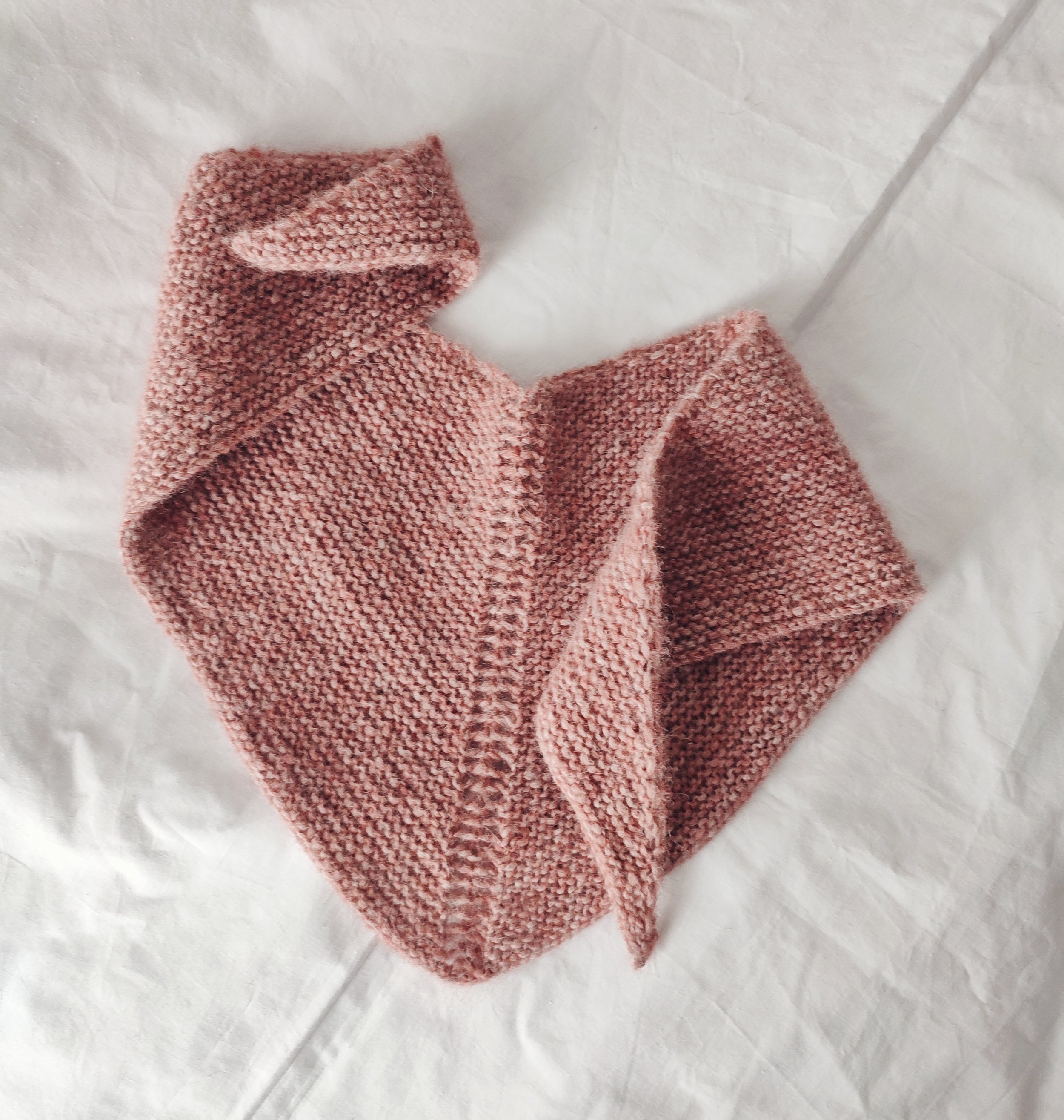 Bandana Scarf, knitting pattern — Little Things Blogged