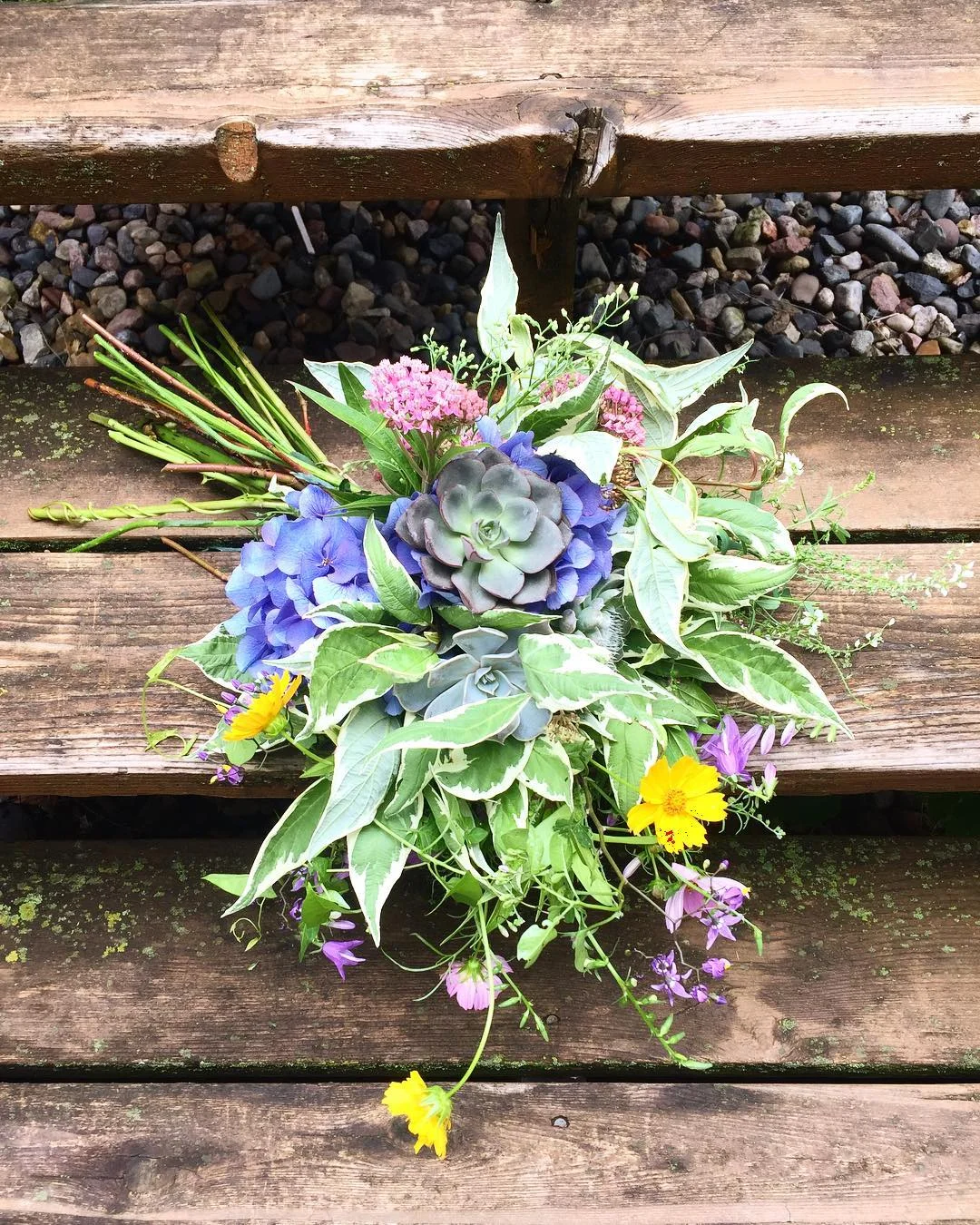 Succulent hand-tied