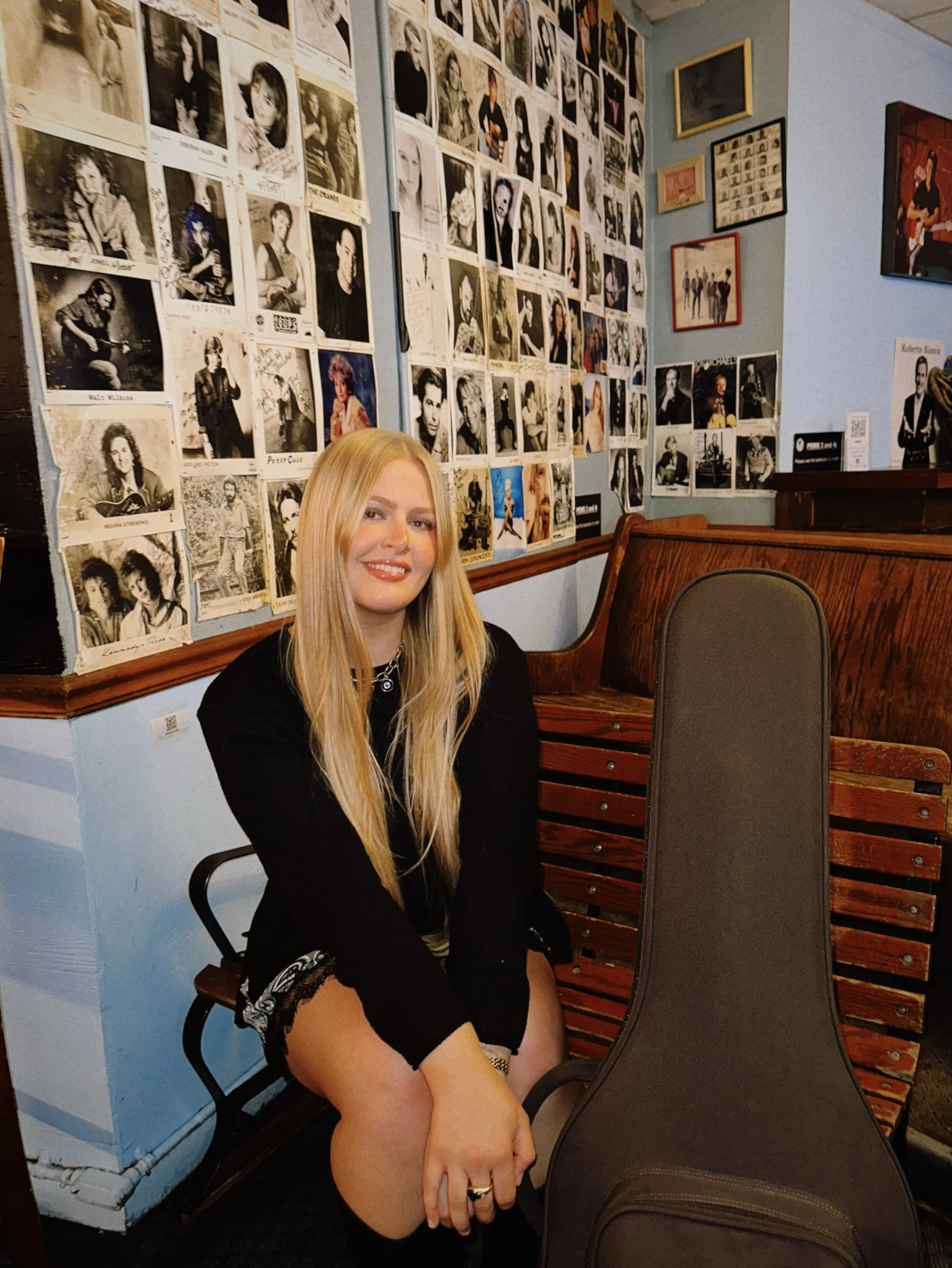 sunday night&rsquo;s office! 🕊️ @bluebirdcafetn
