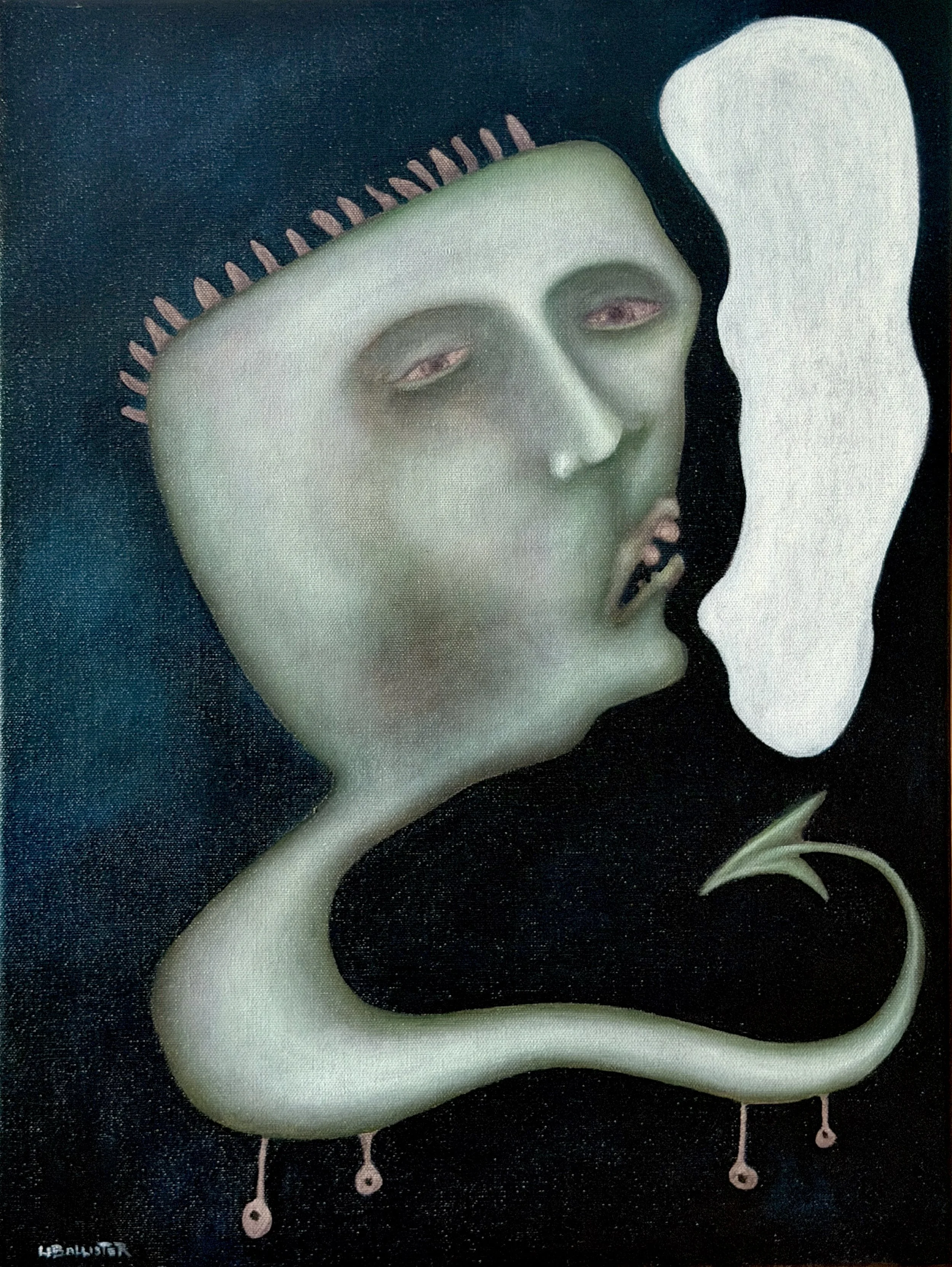 Empty Words - 45 x 60 cm - Oil on Canvas - Available — inquiries welcome