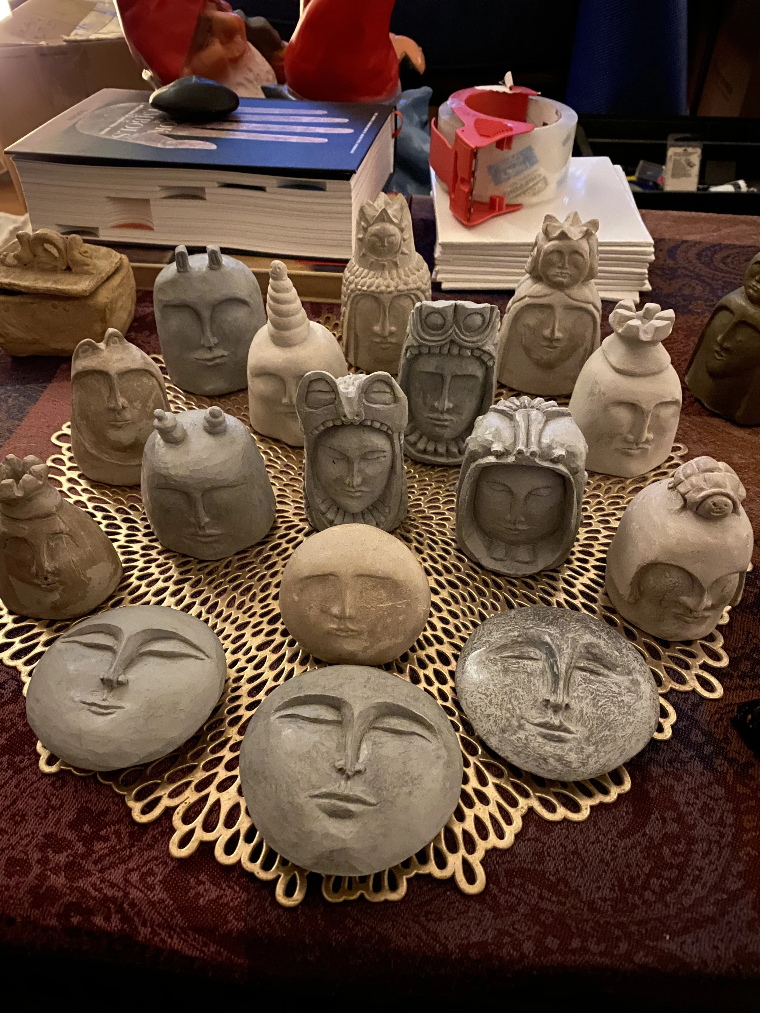 Clay Sculpture Grouped, 2021