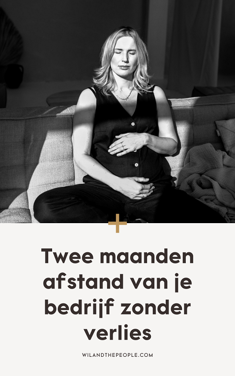 zwangerschapsverlof of sabbatical  als ondernemer (zonder verlies)