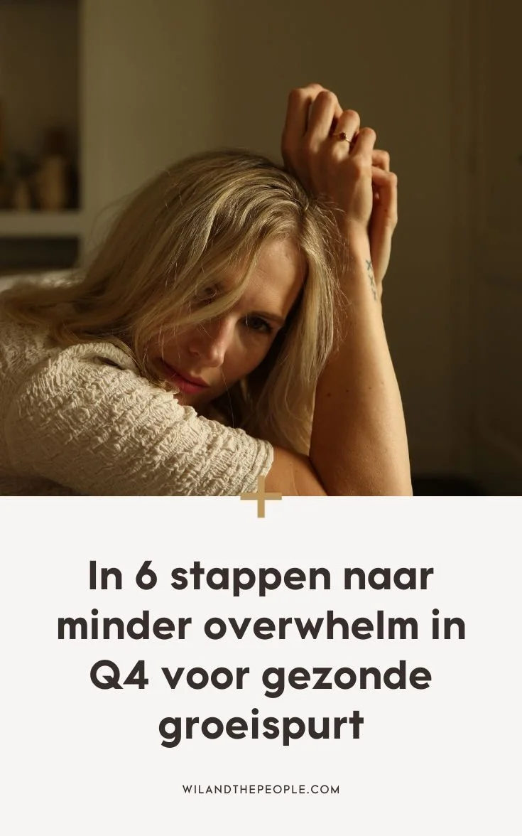In 6 stappen naar minder overwhelm in Q4 voor gezonde groeispurt