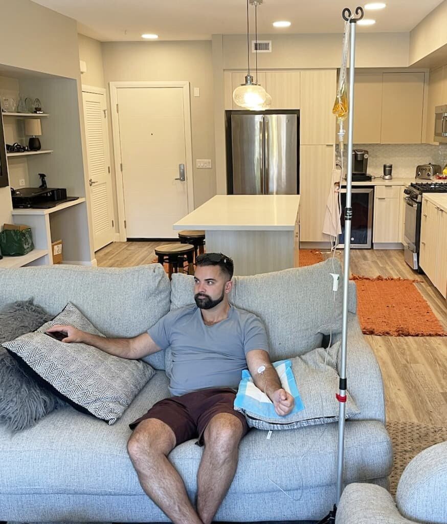 When the drip matches the decor 👌

ASAP Works for the win to start the week off right! 
.
.
.
ASAP IVs // San Diego's IV Hydration Experts
💻: www.asapivs.com
☎️: (619)431-1714