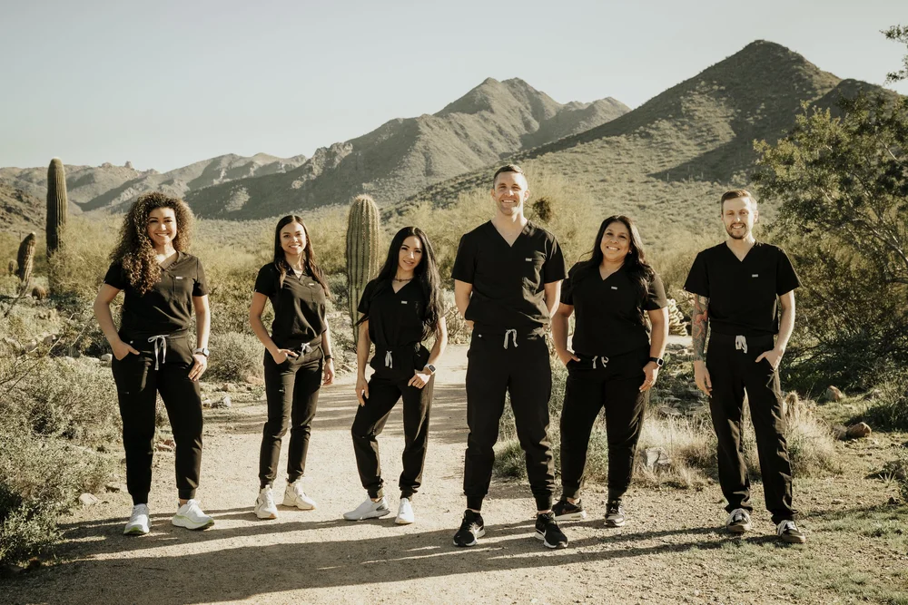 The ASAP IVs Arizona team in the Sonoran Desert