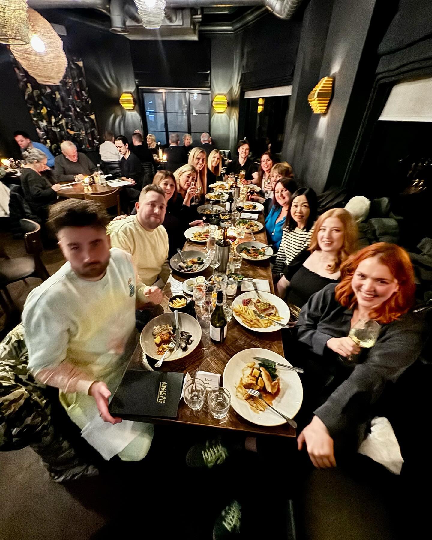 Better late than never 💖 we recently had our Christmas do&rsquo; at @gingerpighove ✨ Thanks to our wonderful team again 💖 and sorry for terrible blurry picture! 🤣 and here&rsquo;s to the 2024 year (even though it&rsquo;s now February this week!) ✨