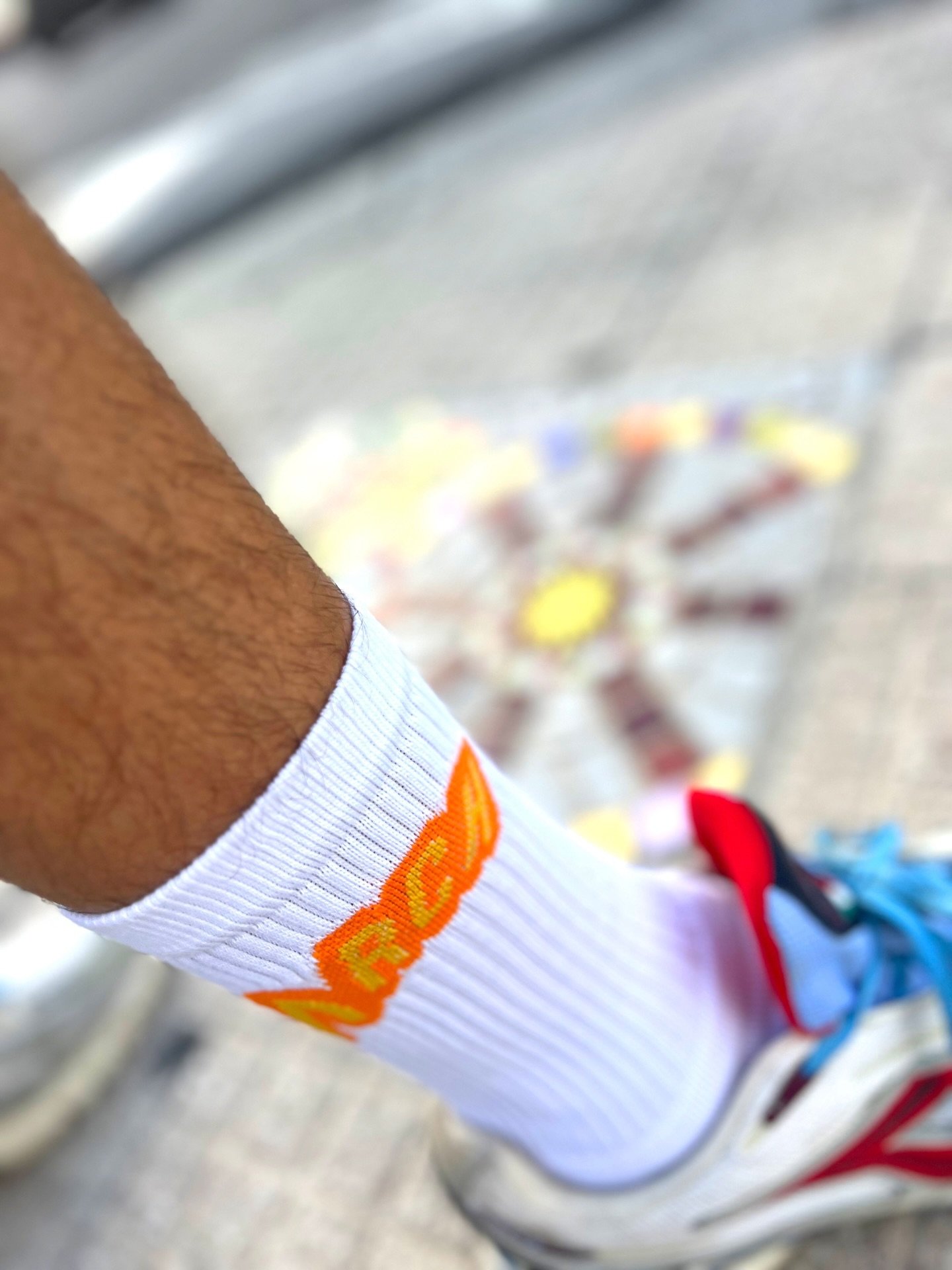 🔥 ARCH Socks On The Move 🔥

Nothing beats stepping out in our signature Arch socks 🧦🧦 bright, bold, and built for comfort.

Whether you&rsquo;re running errands or running marathons, your feet deserve the best. 👣💙

Designed for:
✔️ Comfort
✔️ S