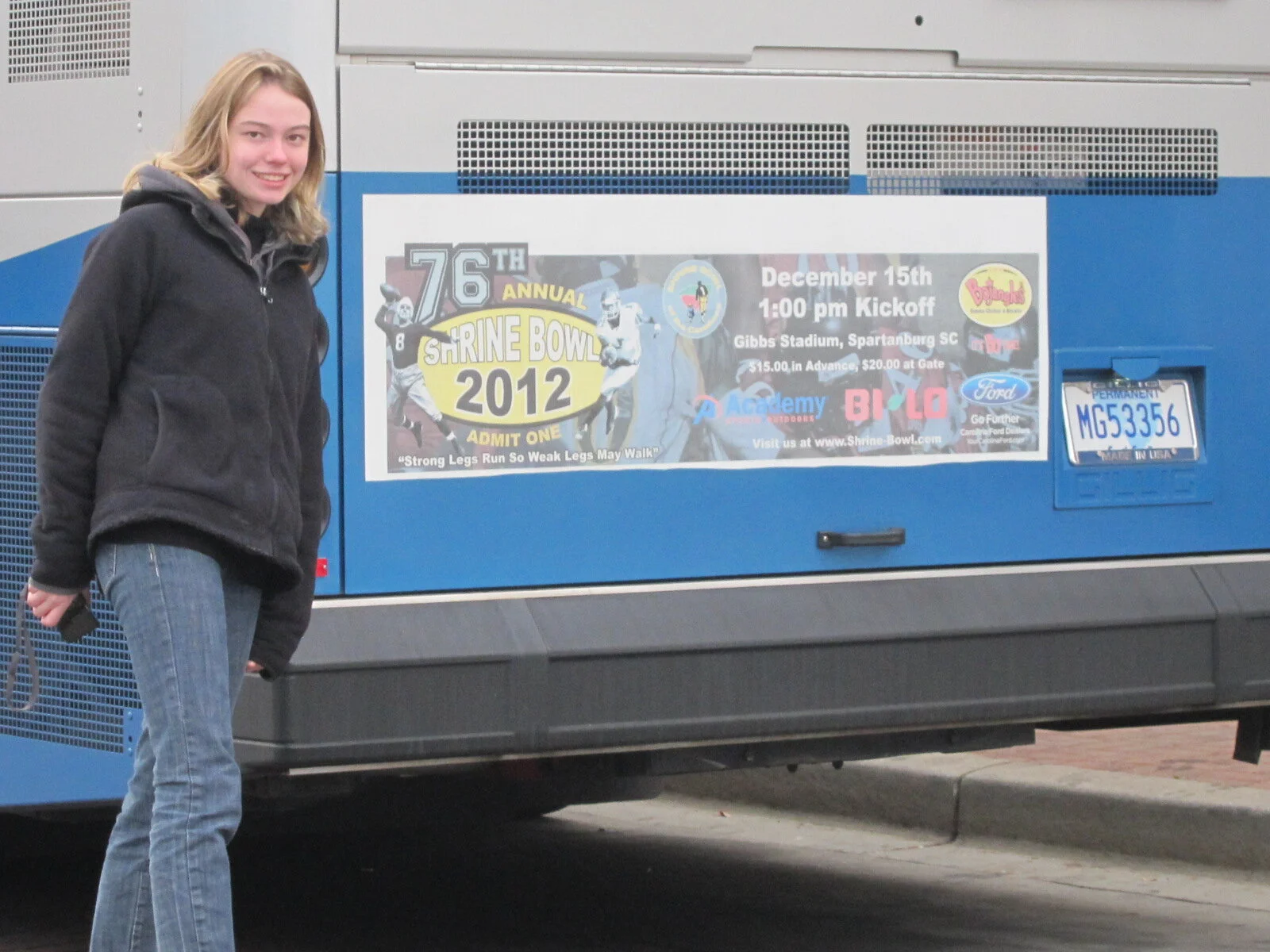Shrine Bowl of the Carolina's 2012 Ticket Design